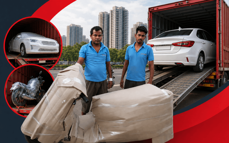 Car and bike transportation in Ghaziabad